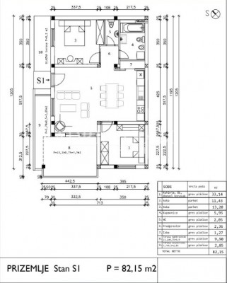 Apartmán, 4 ložnice + obývací pokoj